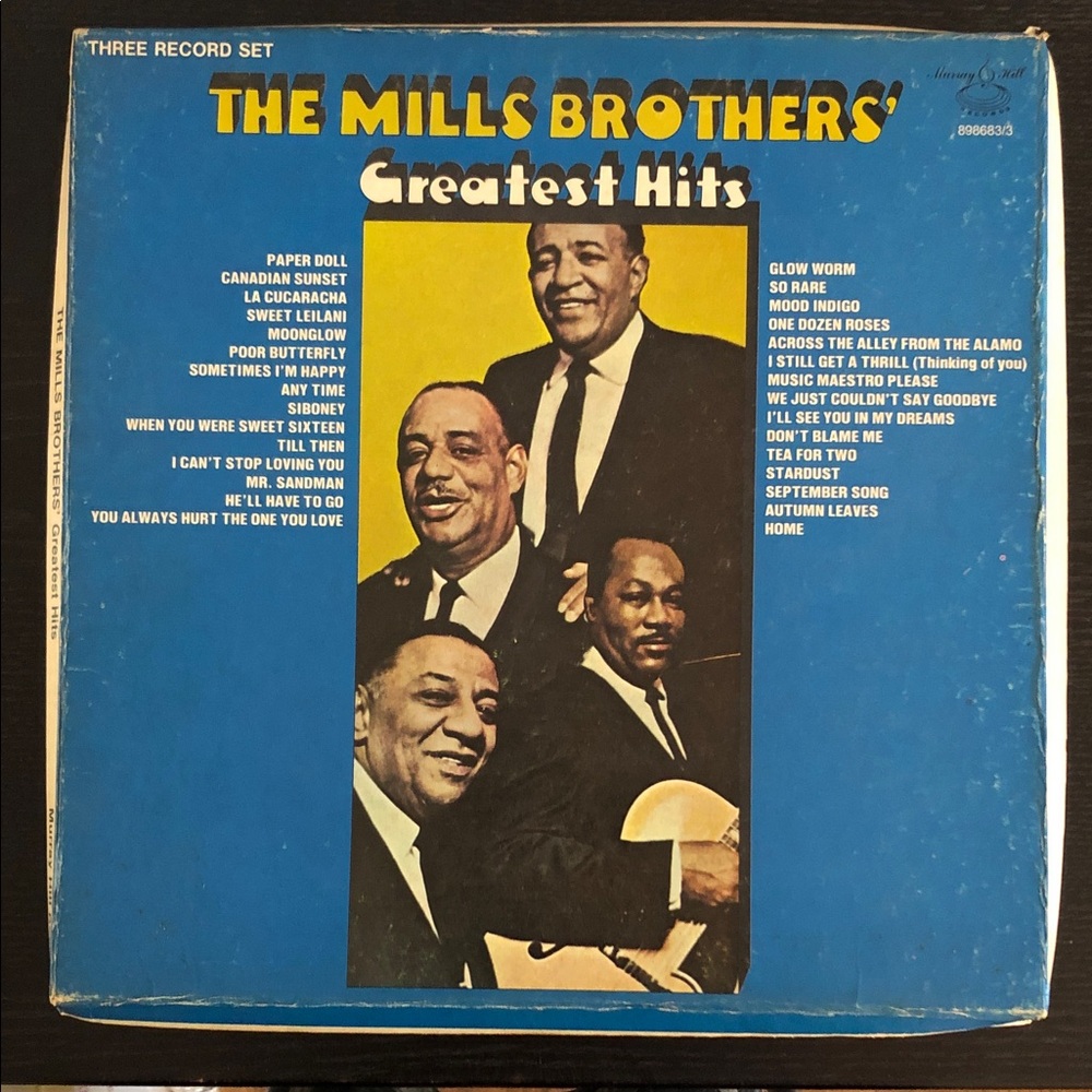 The Mills Brothers Triple Vinyl Lp Record Album Box Set Greatest Hits